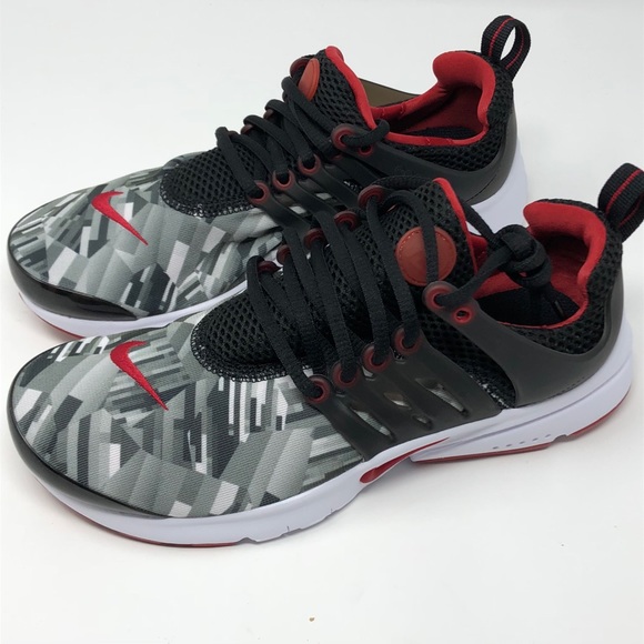 🆕 Nike Air Presto Print - Gym Red/Wolf Grey - Picture 5 of 8